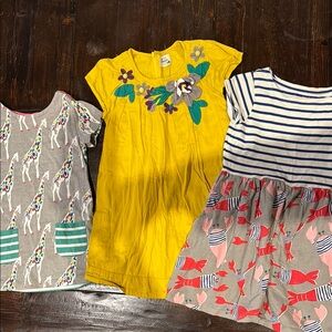 Yellow Floral Kids Dress